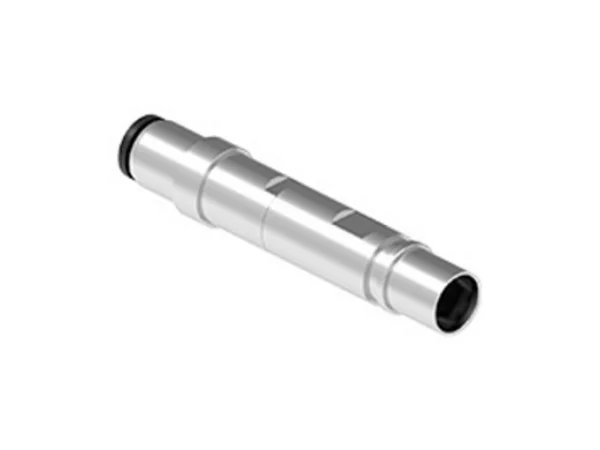 female contact, MIXO, metal, 3,0mm external, push-in, pneumatic, shutt-off valve