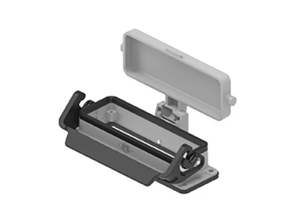 bulkhead mounting housing, size 104.27, IL-BRID stainless steel, 1 lever