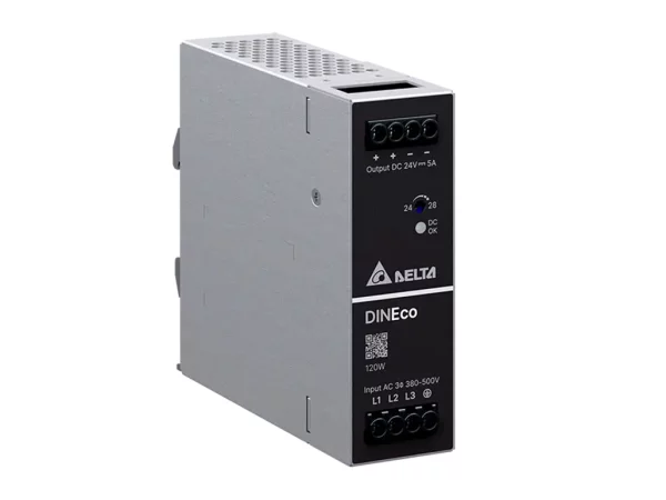 Power supply, 2,3Ph, 120W, DIN Rail, AC/DC, 48 Vdc, 2,5 A