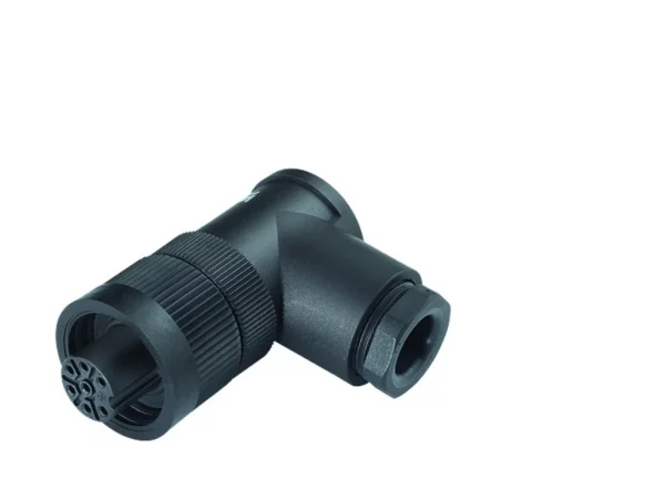 Female angled connector