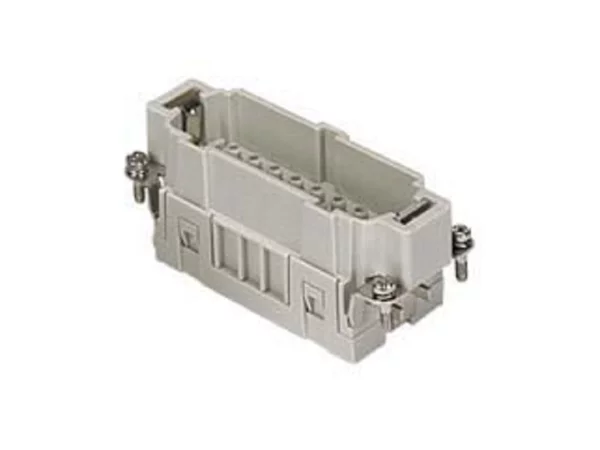 male insert, size 77.27, 16p+PE, crimp, 16A, 500V, HNM