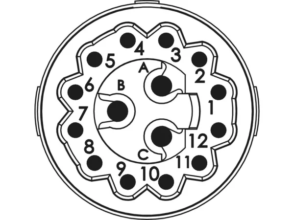Inserts 12+3 pole