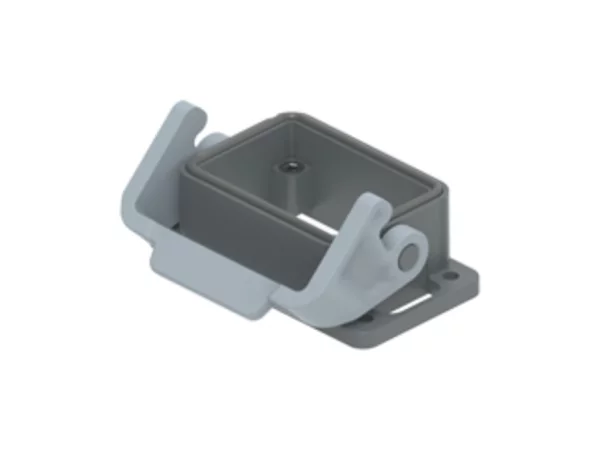 bulkhead mounting housing, size 44.27, T-TYPE plastic, 1 lever