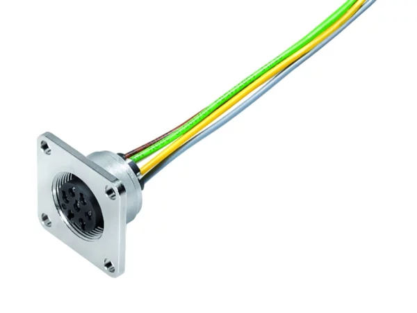 Female panel mount connector