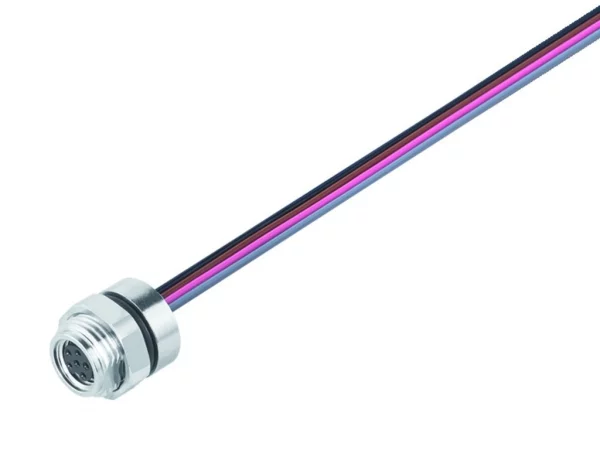 Female panel mount connector