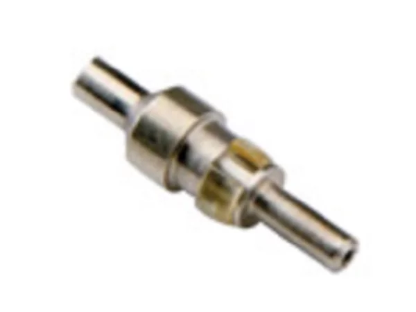 male contact, 1,0mm, silver, crimp, POF