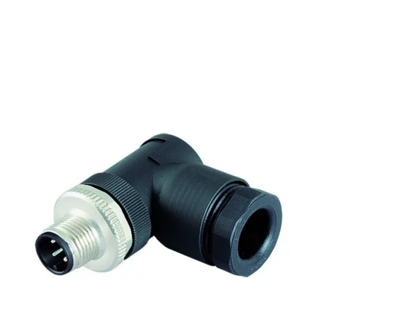 Male angled duo connector