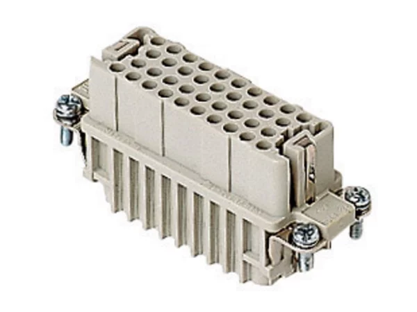 female insert, size 66.16, 38p+PE, crimp, 10A, 250V