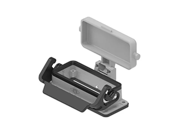 bulkhead mounting housing, size 77.27, IL-BRID stainless steel, 1 lever