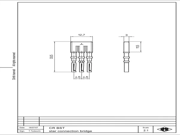 star bridge, for inserts CQF 12 and CDDF 24-108