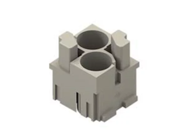 adaptor, MIXO, 2MU, crimp, for 2xBUS or 2xCOAX female