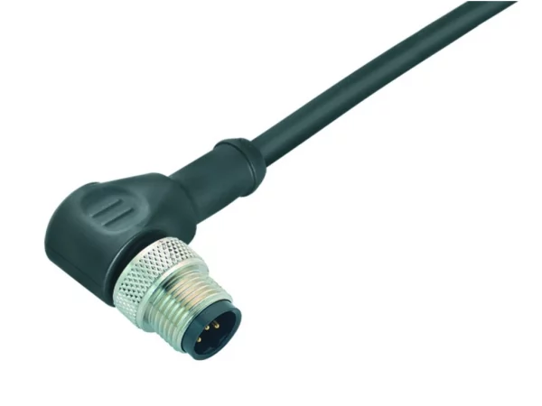 Male angled connector