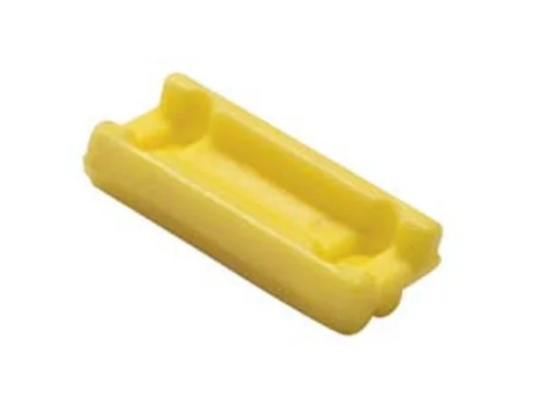 coding element, plastic, 4 coding possibilities, for female inserts CK and CKS 04, yellow