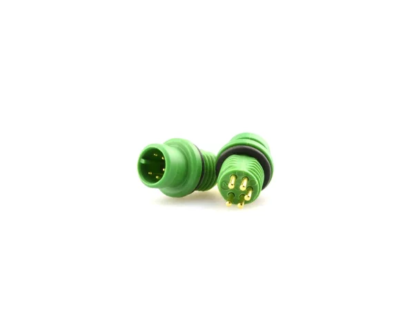 Mini B Male panel mount connector