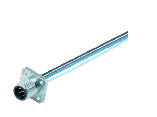 Male panel mount connector