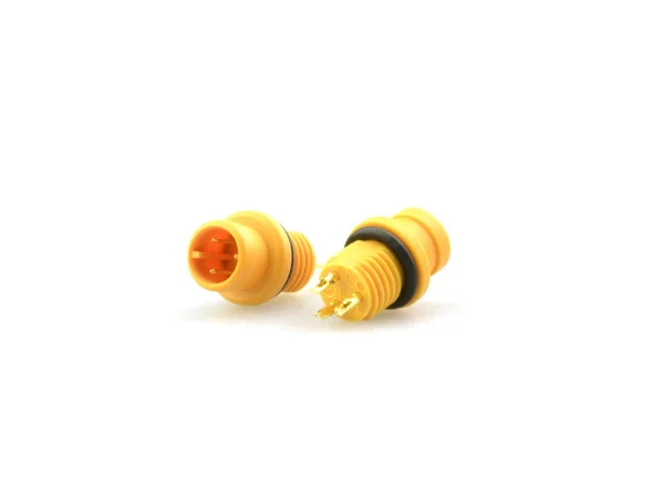 Mini B Male panel mount connector