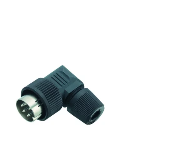 Male angled connector
