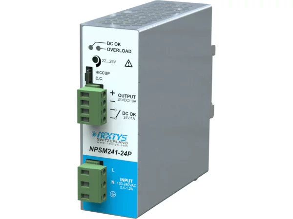 Premium Power Supply 1Ph, 240W Din-Rail AC/DC 24 Vdc 10 A