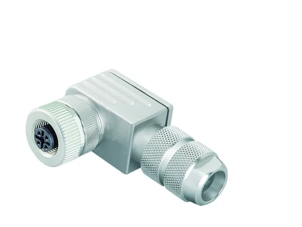 Female angled connector