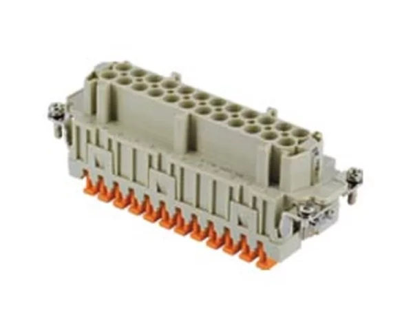female insert, 24p+PE, silver, SQUICH, 16A, 500V, for size 104.62 no.25-48