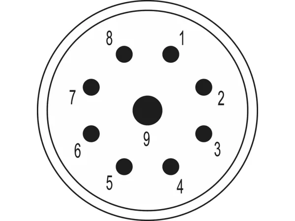 Inserts 9-pole (8+1)