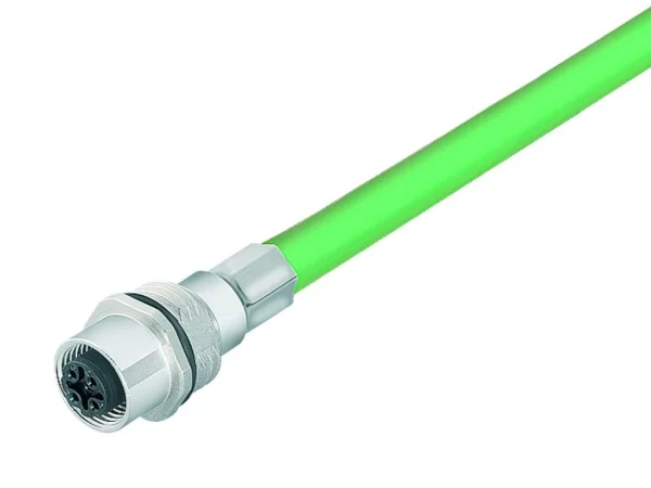 Female panel mount connector