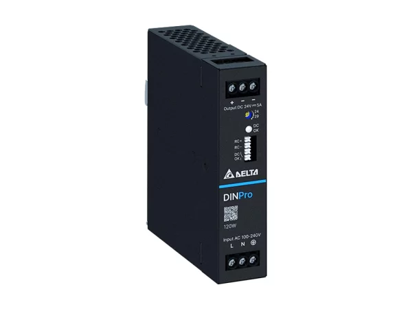 Power supply, 1Ph, 120W, DIN Rail, AC/DC, 24 Vdc, 5 A
