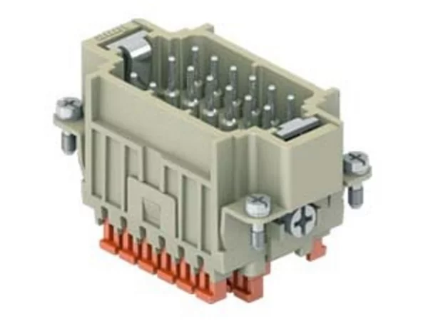 male insert, size 57.27, 18p+PE, silver, SQUICH, 10A, 400V