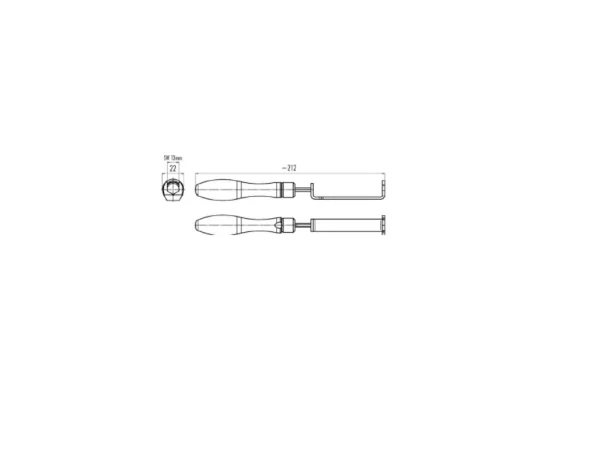 Hexagon torque spanner