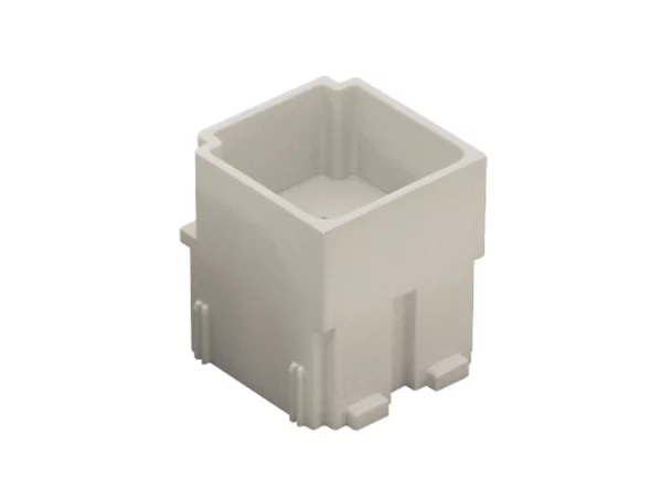 male insert, MIXO, 2MU, RJ45 + 4, crimp, 10A, 250V, for RJ45 male insert CXJM