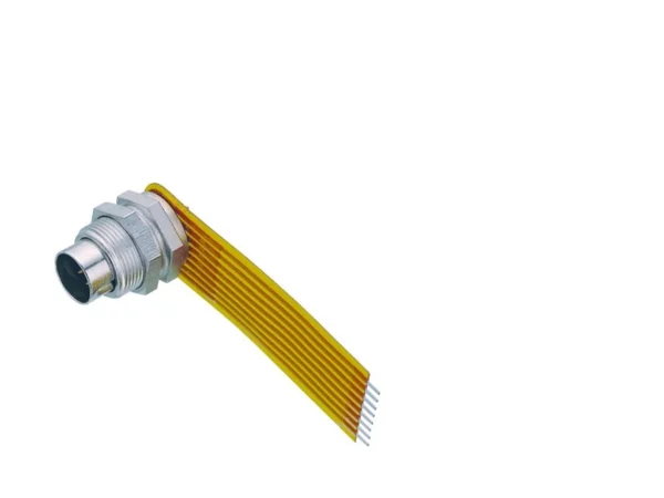 Male panel mount connector