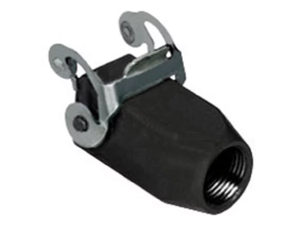 hood, size 21.21, W-TYPE alu, 1 lever stainless steel, 1xM20 top