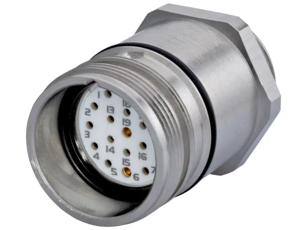 Panel Connector, Male Thread