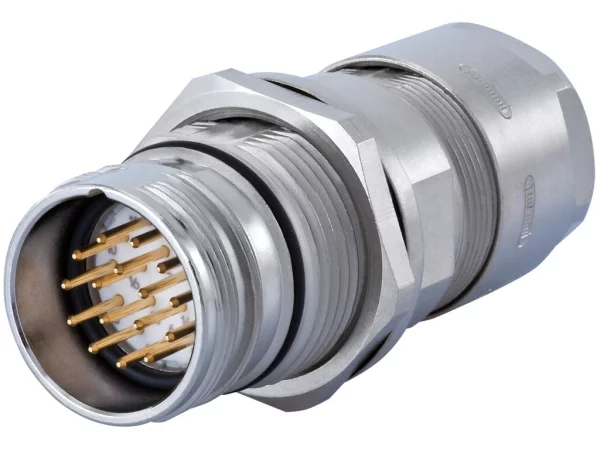 Twilock-S, Panel Connector, Male Thread, with Strain Relief