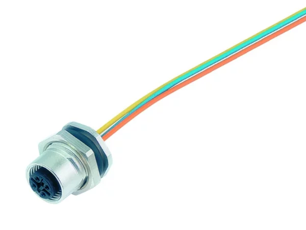 Female panel mount connector
