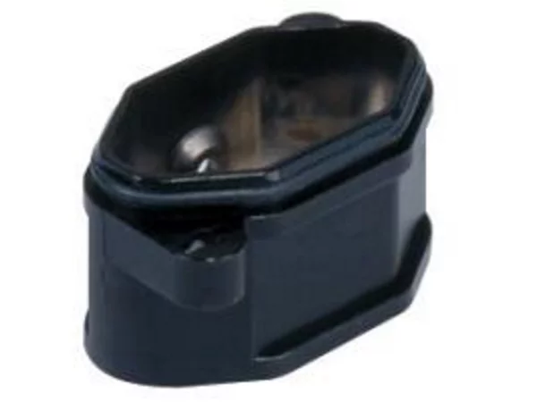 bulkhead mounting housing, size 21.21, IP68 alu, screw locking
