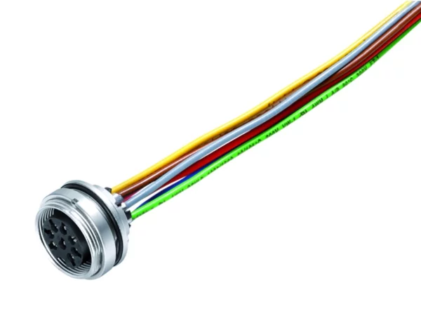 Female panel mount connector
