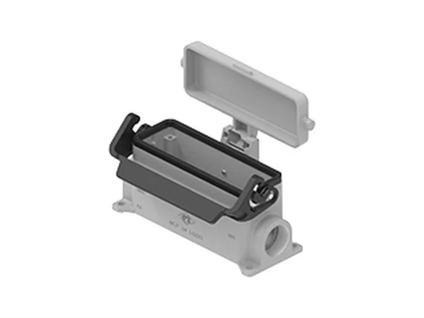 surface mounting housing, size 104.27, IL-BRID stainless steel, 1 lever, 1xM25 side