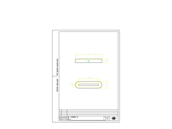 gasket, for ribbon cable size 63,8x5,1mm, for hood CAN 24 and CMAN 16