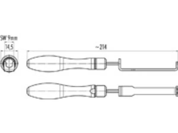 Mounting tool for M8 locking ring