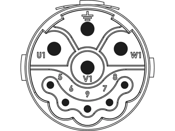 Inserts 9-pole