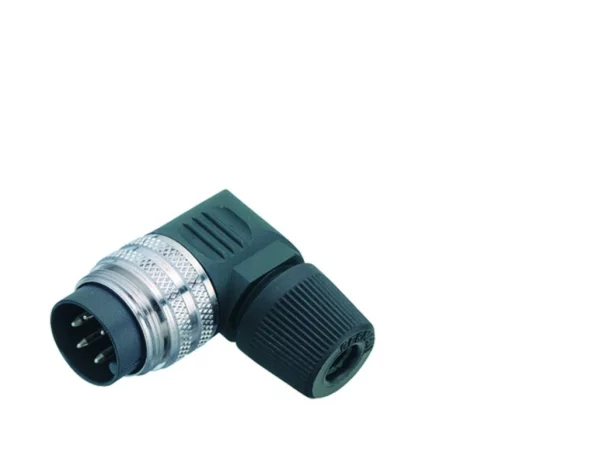 Male angled connector
