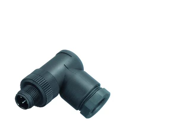 Male angled duo connector