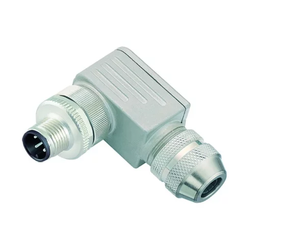 Male angled connector