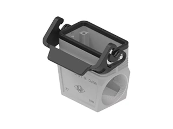 hood, size 57.27, IL-BRID stainless steel, 1 lever, 1xM40 side