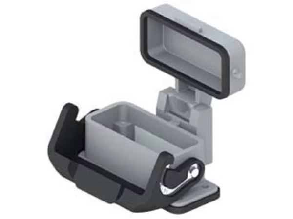 bulkhead mounting housing, size 49.16, IL-BRID alu, 1 lever, cover metal