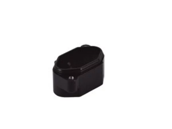 bulkhead mounting housing, size 21.21, IP68 alu, bayonet locking