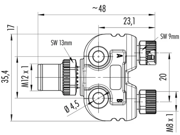 Twin distributor