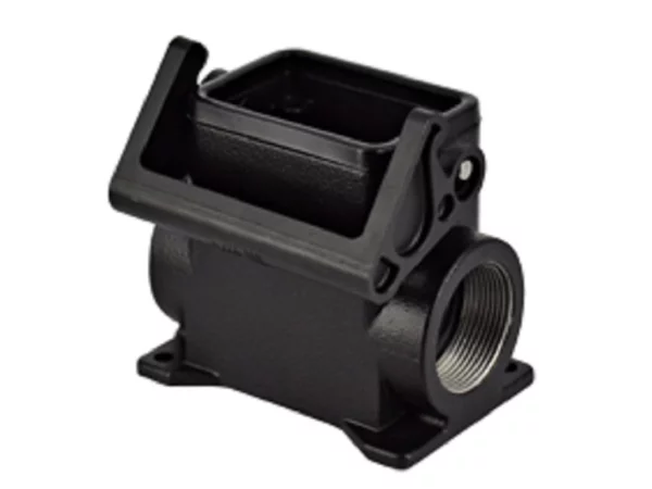 surface mounting housing, high, size 44.27, LS-type alu, 1 lever, 1xM32 side