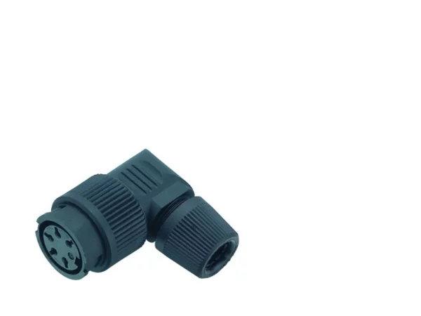 Female angled connector